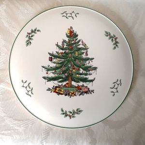 Spode Christmas Tree Platter lg NWOT/NWOB